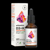 Vitamin D3 and K2MK7 in drops of 30 ml AURA HERBALS